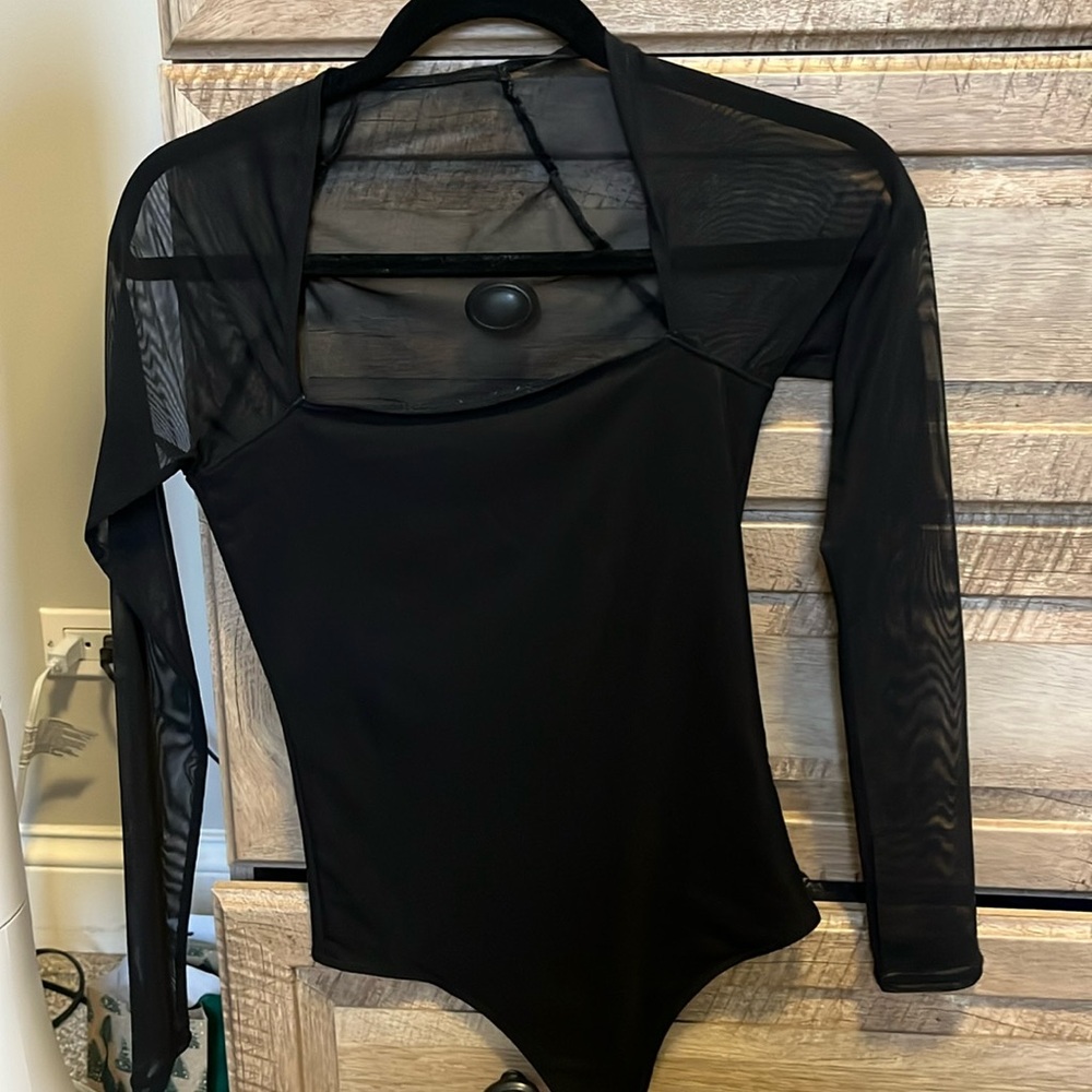 Abercrombie sheer Bodysuit